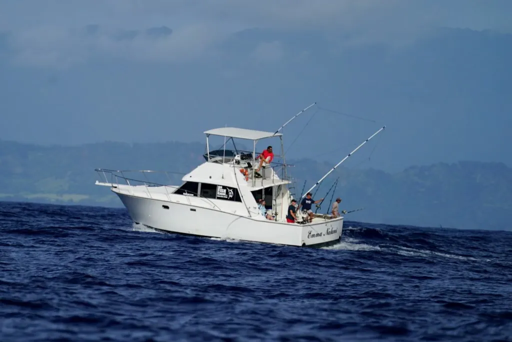 The Emma Nalani running offshore Kauai