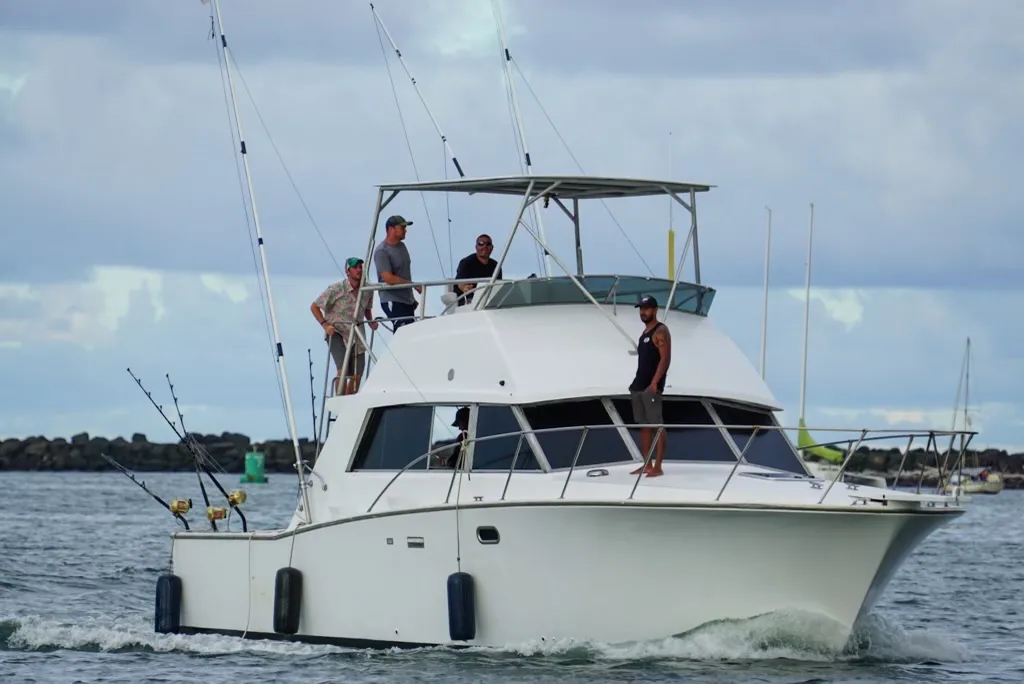 Captain and crew on the Emma Nalani, Go Fish Kauai