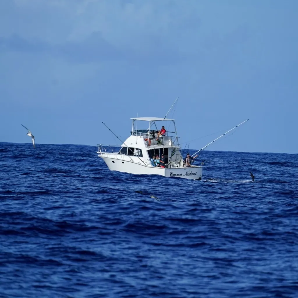The Emma Nalani sport fishing boat at Nawiliwili Harbor