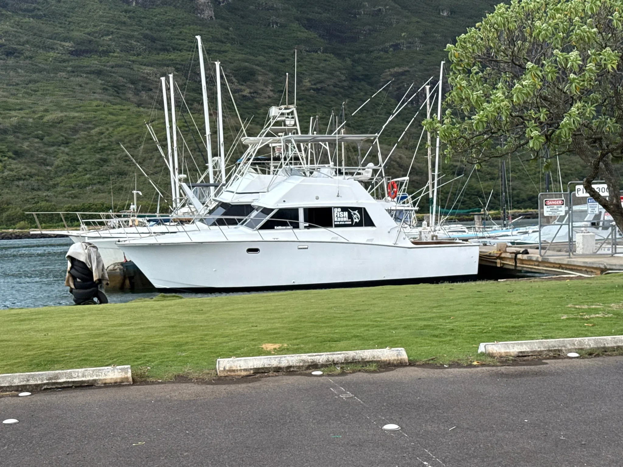 Ono wahoo catch on the Emma Nalani, Kauai